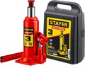 STAYER RED FORCE, в кейсе, 3 т, 194 - 375 мм, бутылочный гидравлический домкрат, Professional (43160-3-K) 00013396466