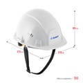 ЗУБР ФОРТ, белая, храповый механизм регулировки, универсальное крепление для наушников и щитков, защитная каска, Профессионал (11094-2) 00014047127