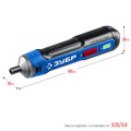 ЗУБР ZUBR GO 4 Vmax, аккумуляторная отвертка, кейс, 33 биты, Профессионал (PSD-4S) 00014169677