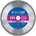 ЗУБР Мультирез, 255 x 30 мм, 100Т, пильный диск по алюминию, Профессионал (36907-255-30-100) 00015955645