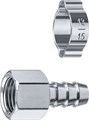 ЗУБР штуцер ″елочка″, 10 мм - 1/4″F, переходник с обжимным хомутом, Профессионал (64923-1/4-10) 00015998161