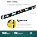 KRAFTOOL A-RATE CONTROL, 800 мм, точность 0.3 мм/м, с инновационным зеркальным глазком, сверхпрочный уровень (34986-80) 00016053780
