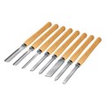 STAYER Wood Master, 8 предм., набор ручных резцов по дереву, Professional (1836) 00016058068