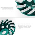 KRAFTOOL Turbo ᴓ125 мм алмазная чашка, INDUSTRIAL (33368-125) 00016074029