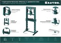KRAFTOOL PMW-20, 20 т, гидравлический пресс с домкратом и возвратными пружинами (43470-20) 00016719904