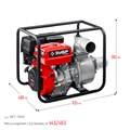 ЗУБР 1600 л/мин, мотопомпа бензиновая (МП-1600) 00016999514