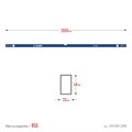 ЗУБР ПРО, 2000 мм, уровень с усиленным профилем, Профессионал (34590-200) 00017031402