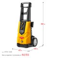STEHER 180 Атм, 2200 Вт, мойка высокого давления, пистолет G-280 PRO (HPW-180B) 00017813374