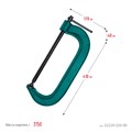 KRAFTOOL Extrem-250, 250 х 90 мм, струбцина G-образная (32229-250-90) 00018039043