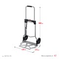 STAYER PROTruck, до 70кг, каркас и платформа из стали, платформа 42х28см, колеса d13 см, вес 4.1кг, складная хозяйственная тележка (38755-70) 00018072507