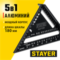 STAYER 170 мм, 5-в-1, универсальный кровельный угольник, Professional (34306-17) 00018587020