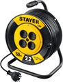 STAYER S-207, ПВС, 2 х 0.75 мм2, 50 м, 2200 Вт, удлинитель на катушке (55073-50) 00019625216