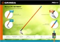 GRINDA PH-180 FIBER, 180 х 125 х 1360 мм, нержавеющая сталь, трапециевидный профиль, фибергласовый черенок, мотыга, PROLine (39592) 00020093025