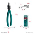 KRAFTOOL PLASTIC, чистый рез 150 мм, прецизионные бокорезы (220017-8-15) 00020115641