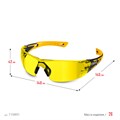 STAYER MX-9 жёлтые защитные очки, открытые, оптический класс 1 (110491) 00020382245