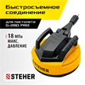 STEHER для пистолета G-280 PRO, 12″, насадка для очистки плоских поверхностей (75407-280) 00020649461