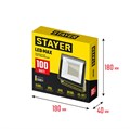 STAYER LED-MAX, 100 Вт, 6500K, IP 65, светодиодный прожектор (57131-100) 00021769568
