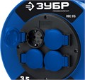 ЗУБР ПВС-315, ПВС, 3 x 1.5 мм2, 20 м, 3500 Вт, IP44, силовой удлинитель на катушке, Профессионал (55081-20) 00022009906