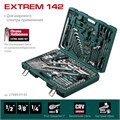 KRAFTOOL EXTREM-142, 142 предм., (1/2″+3/8″+1/4″), универсальный набор инструмента (27889-H142) 00024223962