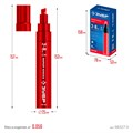 ЗУБР МК-800 красный, 2-8 мм клиновидный маркер-краска (06327-3) 00025078006