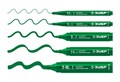 ЗУБР МП-300 зеленый, 2 мм перманентный маркер (06322-4) 00025943294
