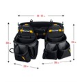 KRAFTOOL KBS-3L пояс монтажника, в комплекте: пояс монтажника и 2 большие сумки (38761) 00026916972
