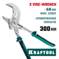 KRAFTOOL Vise-Wrench X 300 мм, Клещи переставные-гаечный ключ (22069) 00026934359