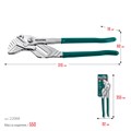 KRAFTOOL Vise-Wrench, 300 мм, клещи переставные-гаечный ключ (22068) 00027550944