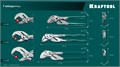 KRAFTOOL Vise-Wrench, 300 мм, клещи переставные-гаечный ключ (22068) 00027550944