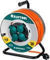 KRAFTOOL EXPERT 4.0, ПВС 3х2.5 50м 4000Вт IP44, силовой удлинитель на стальной катушке (55089-50) 00028294204