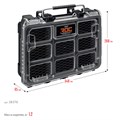 KETER ROC PRO GEAR 2.0 (14″) пластиковый органайзер, 7 съемных лотков (38376) 00029691543
