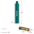 KRAFTOOL DIAMOND 92 мм (450 мм, 1 1/4″, лазерная сварка, сухое сверление с микроударом), алмазная коронка по железобетону (29825-092) 00030624156