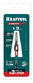 KRAFTOOL COBALT 4-12мм, 9 ступеней, азотирование, винтовая спираль, сверло ступенчатое(29691-4-12-9) 00030626734