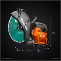 KRAFTOOL 3700 Вт, 350 мм, диск в комплекте, бензорез по бетону (бетонорез) (K770-14 H) 00030784176