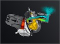 KRAFTOOL 3700 Вт, 350 мм, без диска, бензорез по металлу (рельсорез) (K760-14) 00030784177