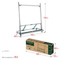 KRAFTOOL TCT-180 макс нагрузка 180 кг, Тележка для перевозки крупноформатной плитки (33251) 00030793788