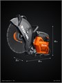 KRAFTOOL 3700 Вт, 400 мм, без диска, бензорез по бетону (бетонорез) (K770-16) 00030902008