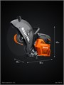 KRAFTOOL 3700 Вт, 400 мм, без диска, бензорез по металлу (рельсорез) (K760-16) 00030996252