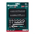 KRAFTOOL X-Drive 35, 35 предм., универсальный набор инструмента 1/4″ (27974) 00031150120