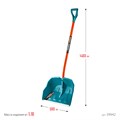 GRINDA Alu-600, снеговая лопата, алюминиевый черенок, пластиковый ковш 590мм (39942) PROLine 00031151646