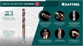 KRAFTOOL НЕХ-1/4″, d 5.5 х 98 мм, сверло по металлу для винтовёртов и шуруповертов IMPACT READY (29652-5.5) 00031316259