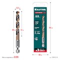 KRAFTOOL НЕХ-1/4″, d 6.0 х 98 мм, сверло по металлу для винтовёртов и шуруповертов IMPACT READY (29652-6) 00031316260