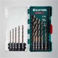 KRAFTOOL НЕХ-1/4″, 10 шт, набор сверл по металлу для винтовёртов и шуруповертов IMPACT READY (29652-H10) 00031316265