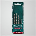 KRAFTOOL НЕХ-1/4″, 5 шт, набор сверл по металлу для винтовёртов и шуруповертов IMPACT READY (29652-H5) 00031316267