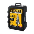 STAYER Pro-Max 3 шт, 4-38мм, винтовая спираль, набор сверл ступенчатых (29661-4-38-H3) 00031316426