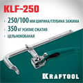 KRAFTOOL KLF-250, 250/100 мм, струбцина быстрозажимная (32020-250) 00031320677