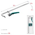 KRAFTOOL KLF-600, 600/120 мм, струбцина быстрозажимная (32020-600) 00031320679