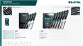 KRAFTOOL GRAND-4 набор стамесок-долот с двухкомпонентной рукояткой, 4 шт 00031324475