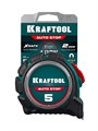 KRAFTOOL AutoStop 5м х 19мм, профессиональная рулетка с автостопом (3412-5-19) 00031351293