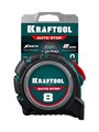 KRAFTOOL AutoStop 8м х 25мм, профессиональная рулетка с автостопом (3412-8-25) 00031351297